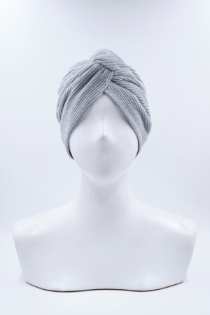 Turbante Elsa Pleated Argento