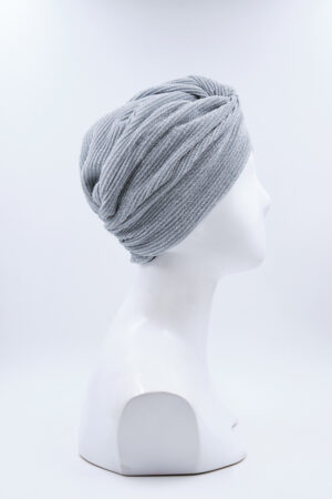 Turbante Elsa Pleated Argento