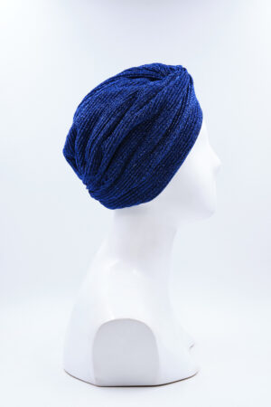 Turbante Elsa Pleated Cobalto