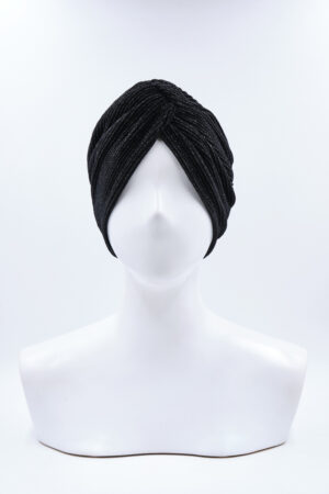 Turbante Elsa Pleated Nero