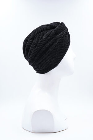 Turbante Elsa Pleated Nero