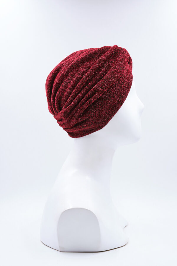 Turbante Elsa Glitter Rosso - immagine 2