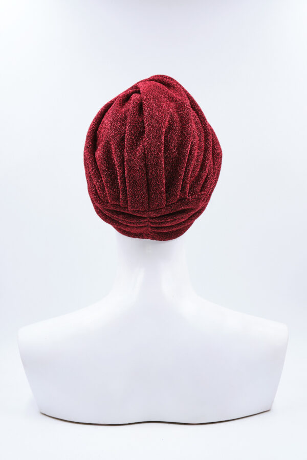 Turbante Elsa Glitter Rosso - immagine 3