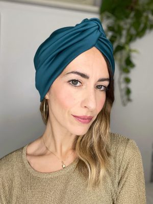 Turbante Elsa Confort Petrolio