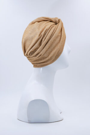 Turbante Elsa Glitter Oro Soft