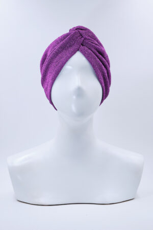 Turbante Elsa Glitter Purple