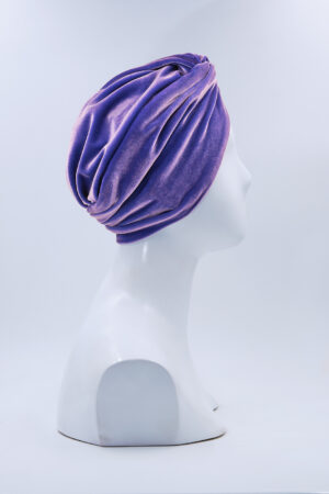 Turbante Elsa Velluto Ultraviolet