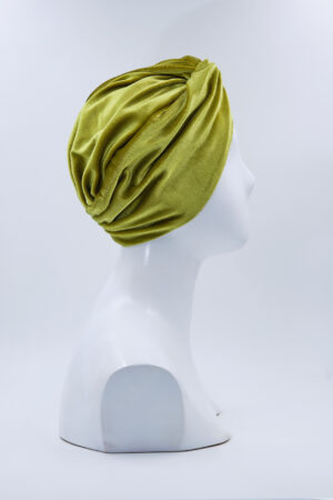 Turbante Elsa Velluto Lime