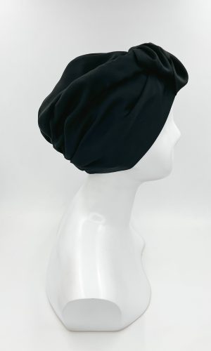 Turbante Agata Cady Nero Matte