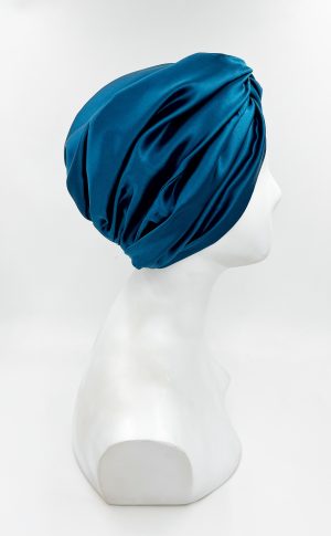 Turbante Tina Raso Satin Ottanio