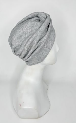 Turbante Elsa Cachemire/Lana Melange Grigio