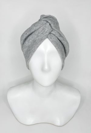 Turbante Elsa Cachemire/Lana Melange Grigio