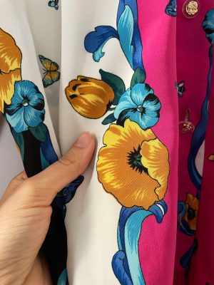 Camicia fiori & farfalle