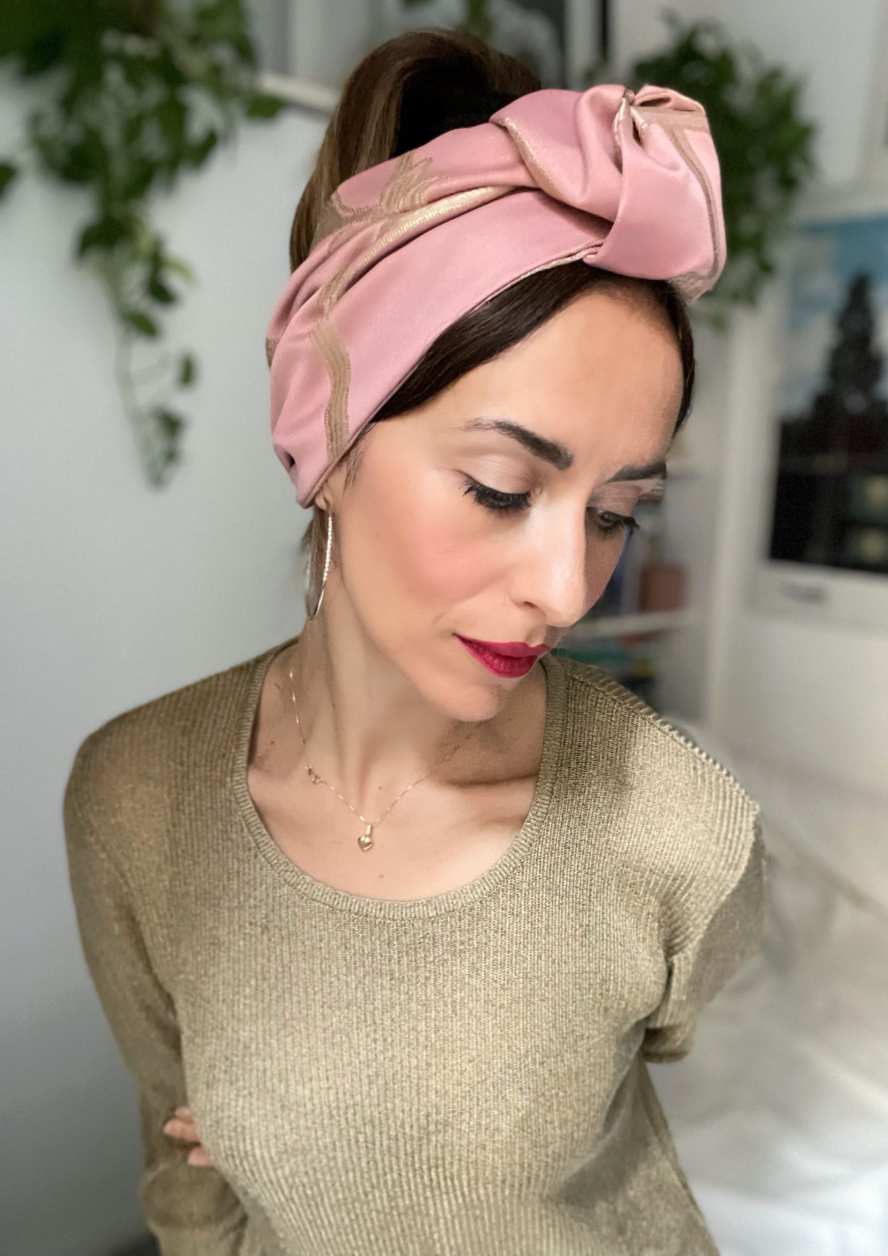 Atoden Fascia Per Capelli Con Diadema Oro Per 90° Compleanno, Scritta "90 E Favolose", Accessori Per Festa, Leggera